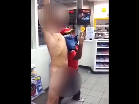 The naked man