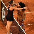 Naomi Osaka and Aryna Sabalenka at the French Open