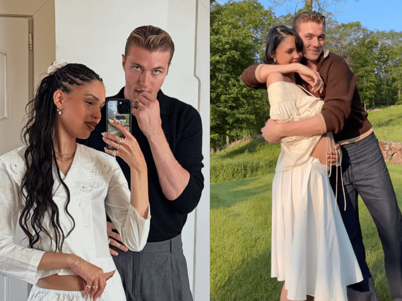 Nara Smith and Lucky Blue
