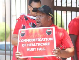 Nehawu protest