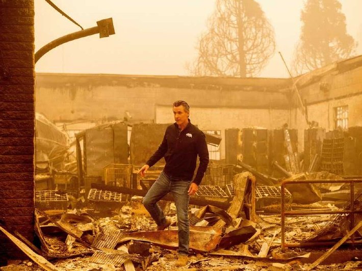 California fire August 2021 Governor Newsom