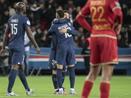 Neymar and Messi of PSG