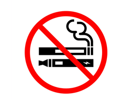 No smoking and vaping sign