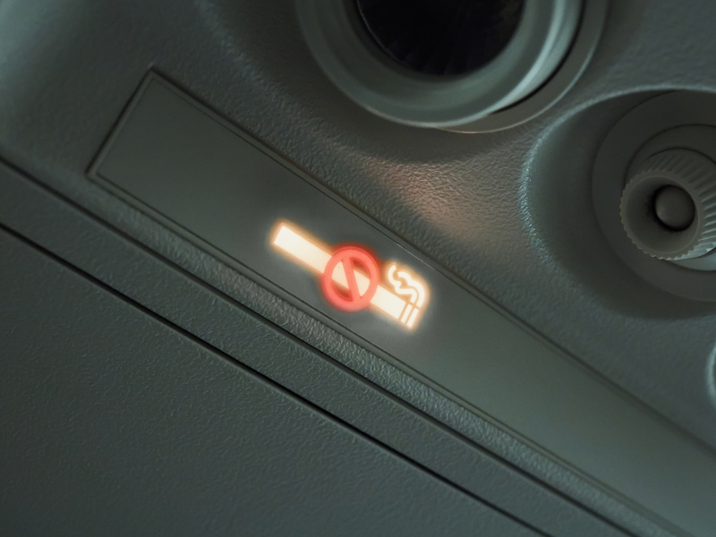 No smoking flight