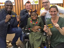 Nokwethemba gets a new wheelchair