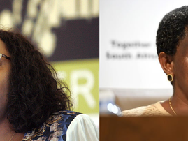 Nomvula and Bathabile Dlamini