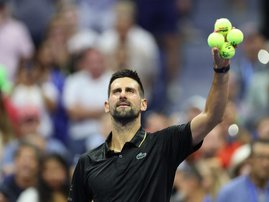 Novak Djokovic at 2025 US Open