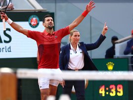 Novak Djokovic at 2024 French Open