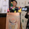 Khumbudzo Ntshavheni speaks on Russia at post cabinet briefing