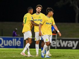 Nuno Santos of Mamelodi Sundowns during a 2026 Betway Premiership match