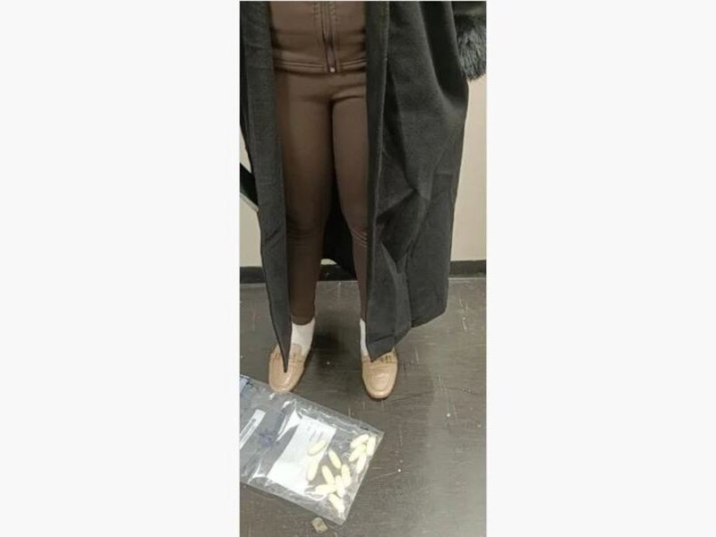 ORTIA Drug mule arrested