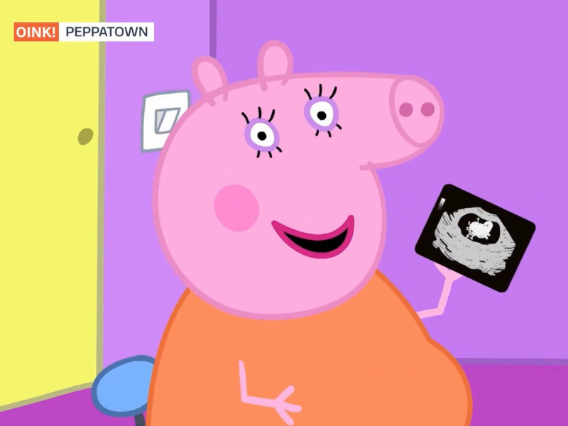 Mamma Pig sonogram