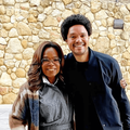 Oprah Wnfrey and Trevor Noah