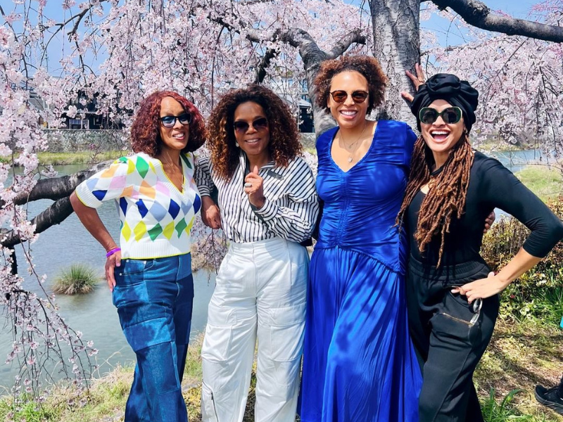 Oprah Winfrey and her best friend Gayle King