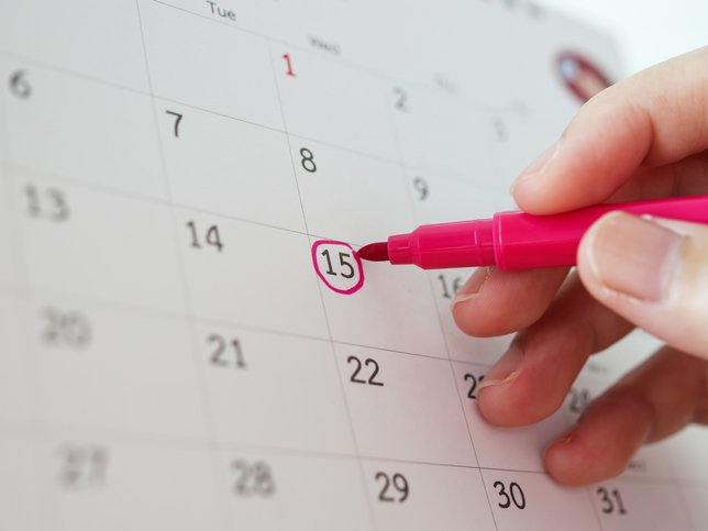 PERSON MARKING CALENDAR