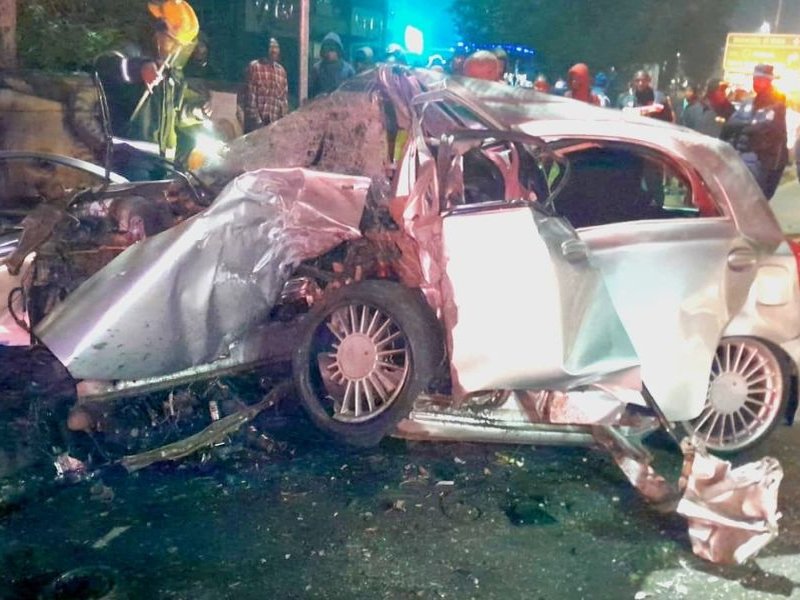 Car hits bridge, kills three in Pietermaritzburg