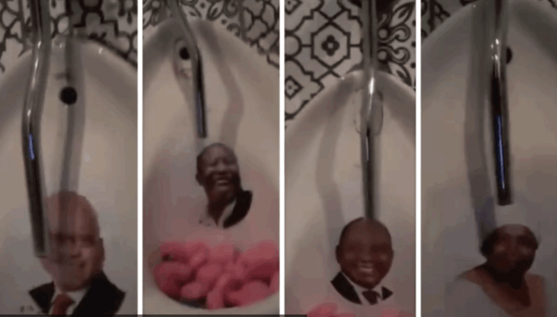 POLITICIANS FACES ON URINALS