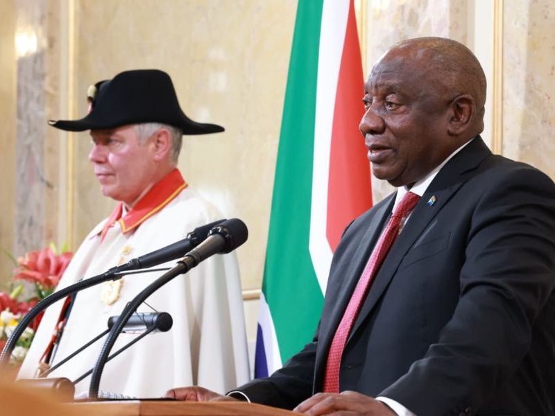President Cyril Ramaphosa in Switzerland