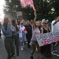 London hotel protesters