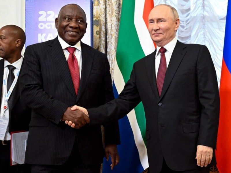 PUTIN AND RAMAPHOSA