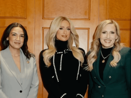 Paris Hilton with Alexandria Ocasio-Cortez and Laurel Lee