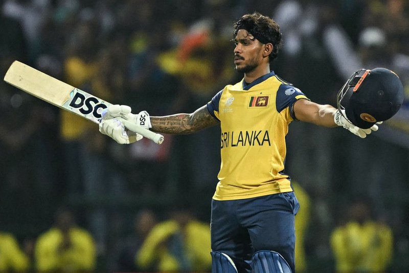 Sri Lanka batsman Pathum Nissanka at T20 World Cup 2026