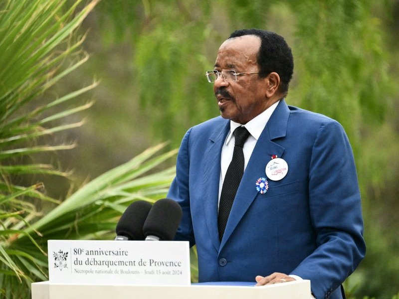 Cameroon president Paul Biya