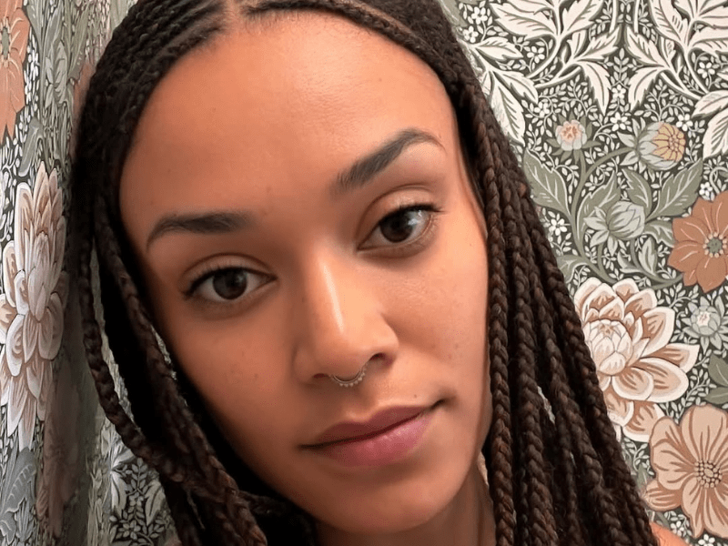 Pearl Thusi wearing braids