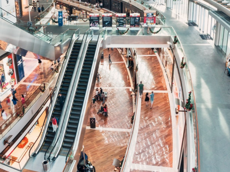 People inside a shopping mall