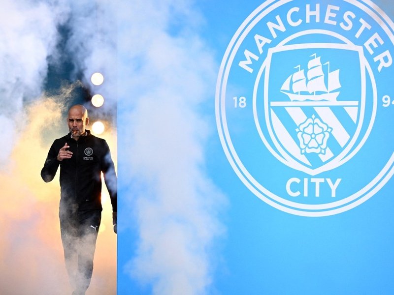Manchester City coach Pep Guardiola