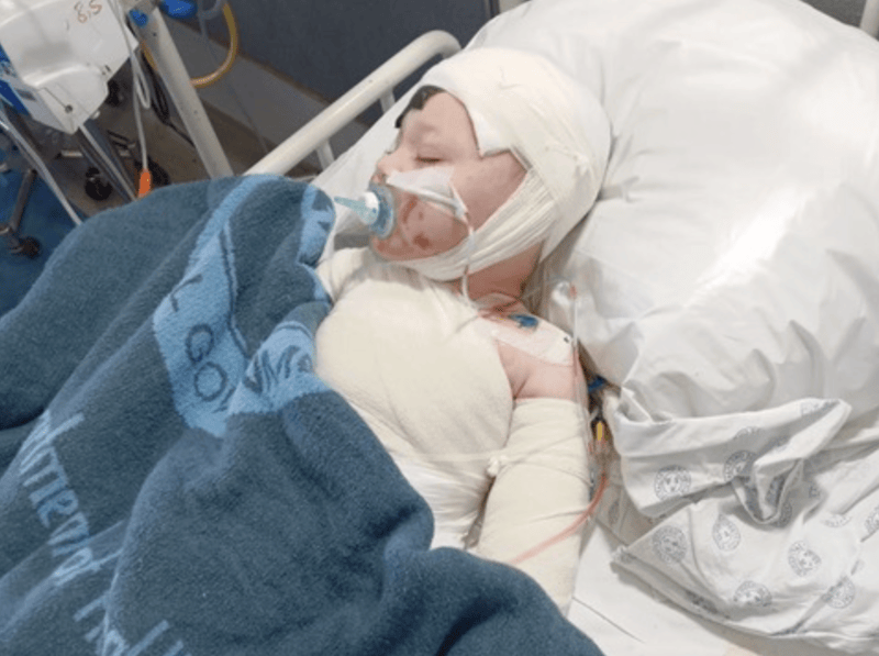 Peyton Good Morning Angels in Hospital