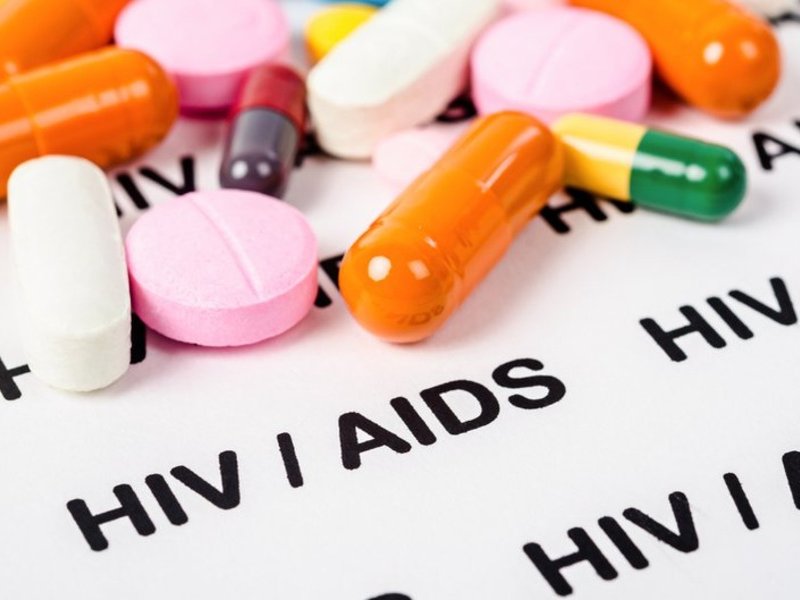 Pills on HIV paper