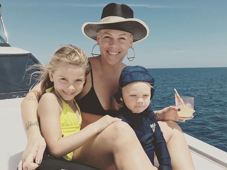 P!nk and her children