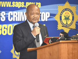 Police Minister Senzo Mchunu