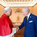 Pope Leo meets King Charles at the Vatican