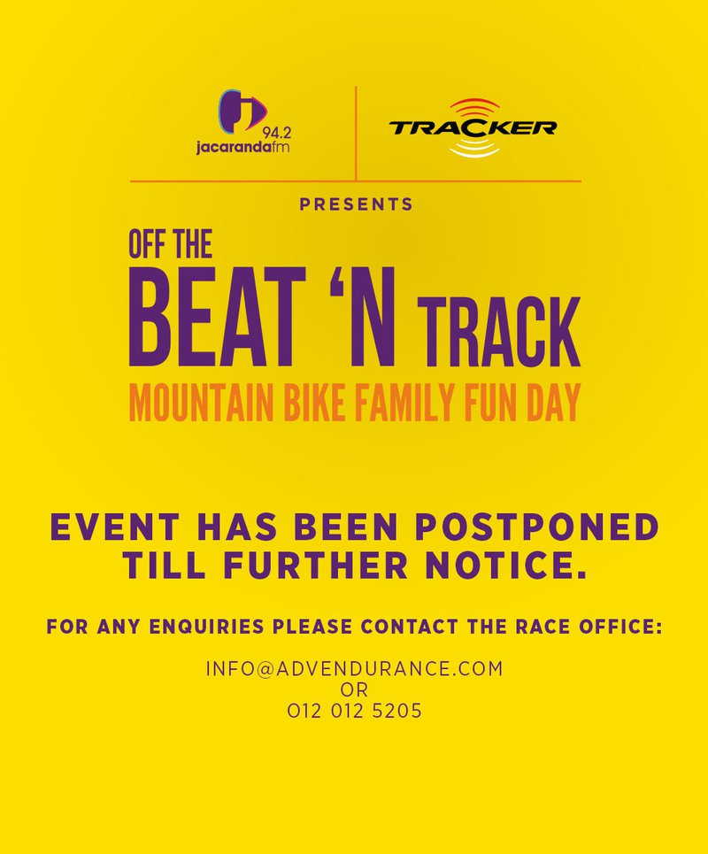 Off The Beat 'N Track Postponed event page image