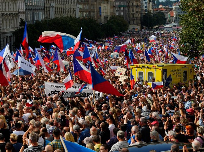 Prague protest 3 September 2022