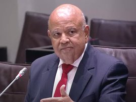Public enterprises minister Pravin Gordhan