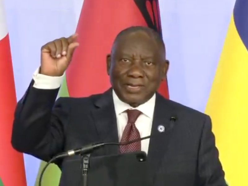 President Cyril Ramaphosa Clocking It