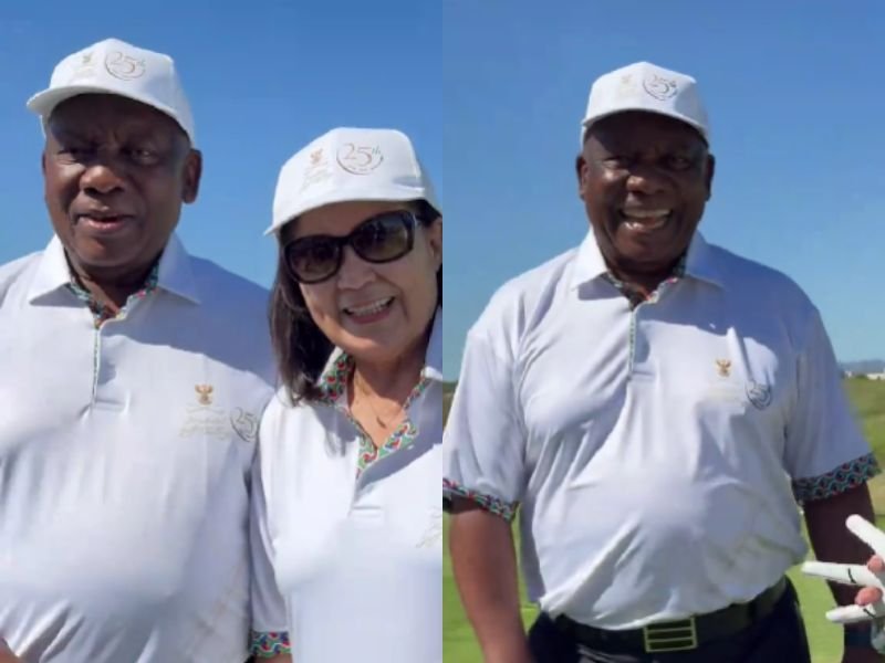 President Cyril Ramaphosa and Patricia de Lille