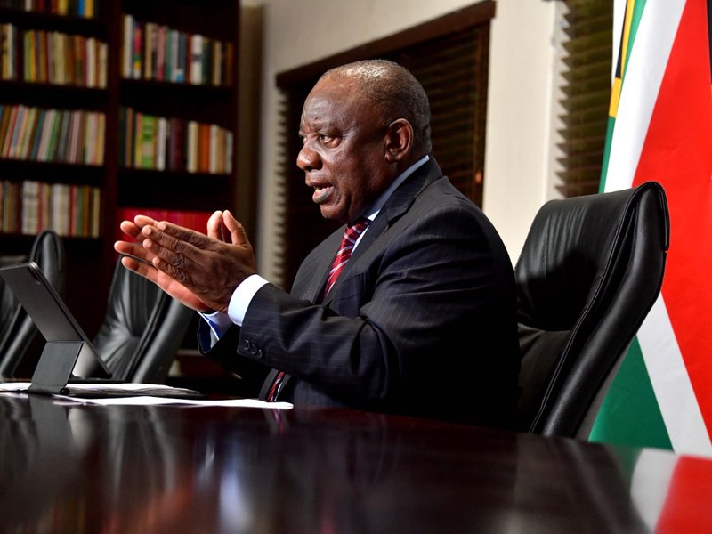 President Cyril Ramaphosa oxford 6 april