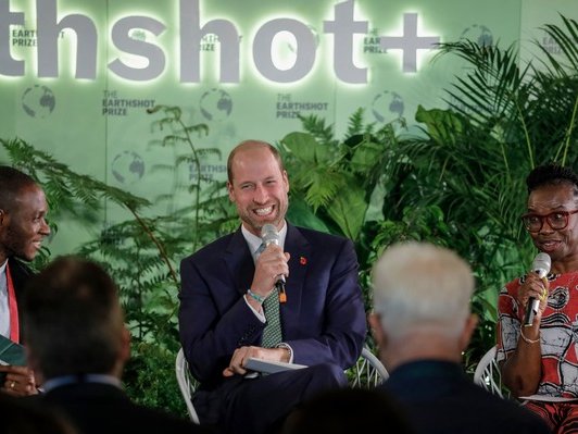 Prince Williams at the Earth-shot prize