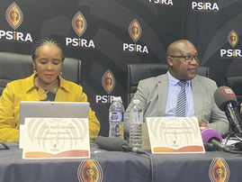 Private Security Industry Regulatory Authority CEO, Manabela Chauke