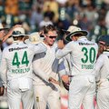 Proteas Test team celebrating a wicket