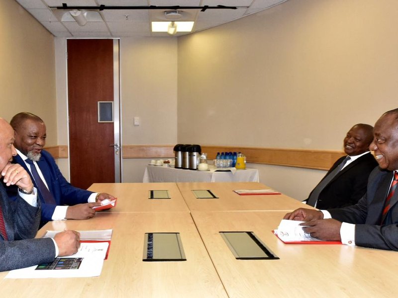 Ramaphosa at Eskom Wegawatts loadshedding