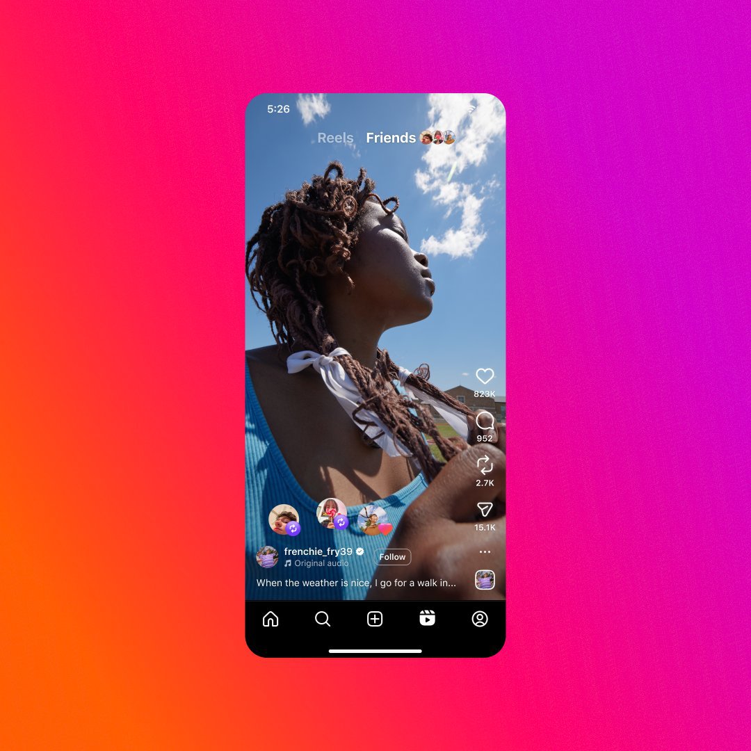 Instagram reel friends