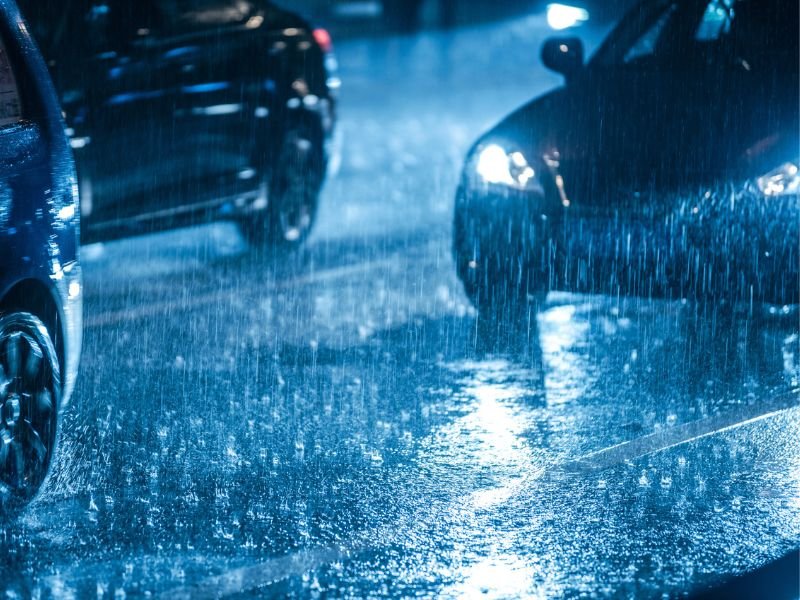 Driving in the rain