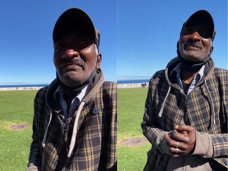 WATCH: A Durban homeless man receives R10k to help him fulfil his dream of opening up a spaza shop