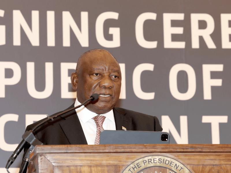 President Cyril Ramaphosa announces SA has officially acceded to Afreximbank