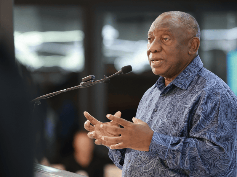 President Cyril Ramaphosa reacts to Phala Phala ruling